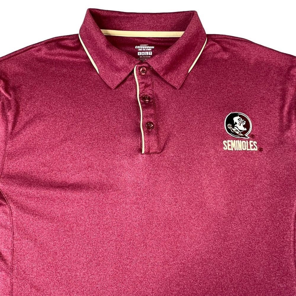 Colosseum FSU Seminoles Florida State University NCAA Polo Shirt‎ Mens XLT Tall